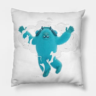Excited Yeti Pillow