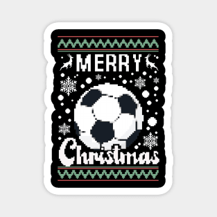 Christmas football lover Magnet