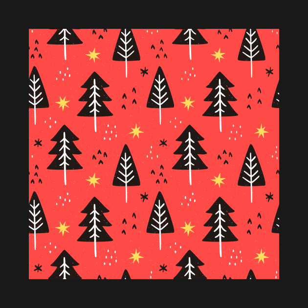 Retro Christmas Pattern by greenoriginals