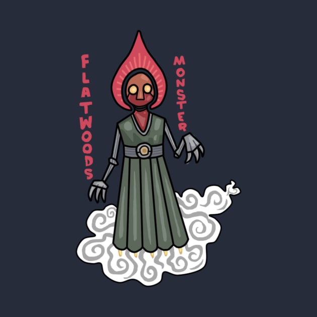 Flatwoods Monster Cartoon by Ballyraven