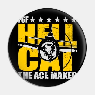 F6F Hellcat - The Ace Maker (distressed) Pin