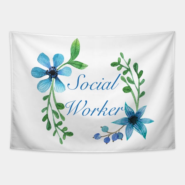 Social Worker For Women Social Worker Gifts Tapestry by chrizy1688