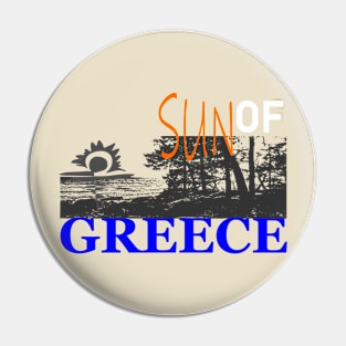 Sun Of Greece Pin