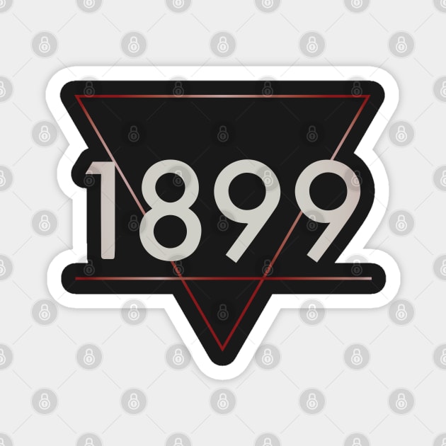 1899 Red Logo Magnet by FattoAMano