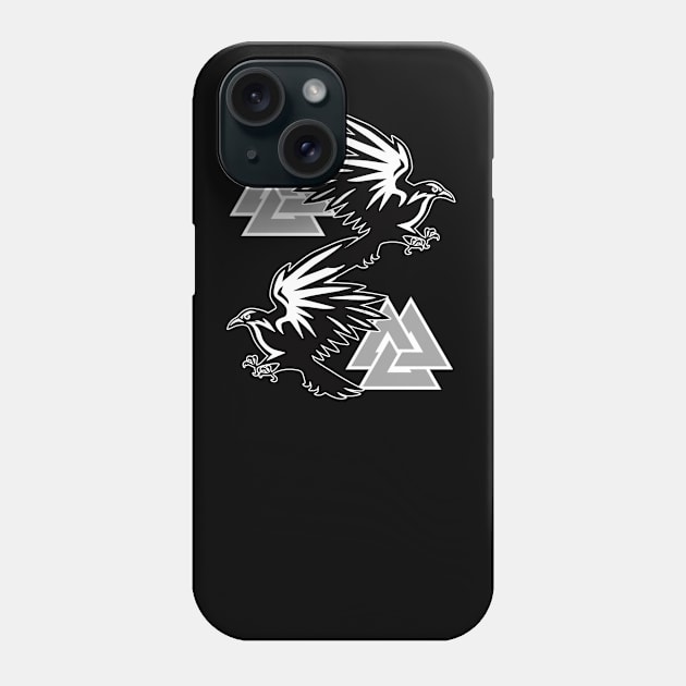 Odins Ravens Phone Case by Shirtrunner1