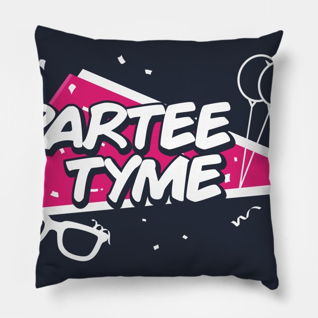 Partee Tyme Pillow by jakechays