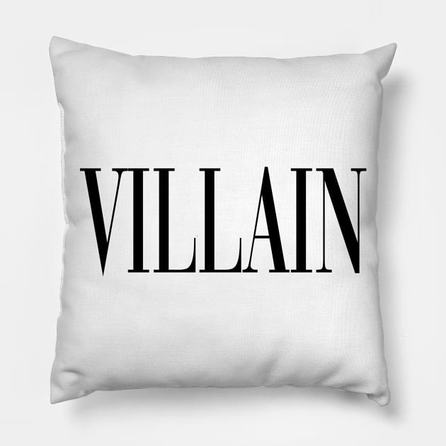 Villain Pillow by MelissaJoyCreative