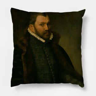 Portrait of a Man by Antonis Mor Pillow