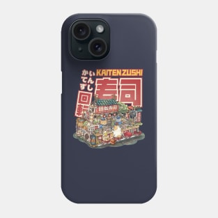 Steampunk Cat Sushi Restaurant Phone Case