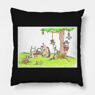 Easter Picnic Pillow