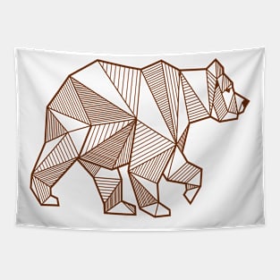 BrownLine Bear: Whimsical Wild Tapestry