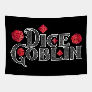 Dice Goblin Crimson Blood Dice Tapestry