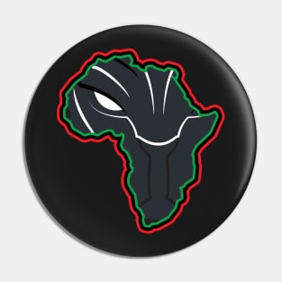 African Black Panther Pin