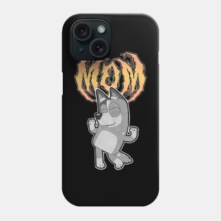 Bluey Mum Metal Dance Phone Case