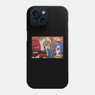 Villain montage (art by Captainkein) Phone Case