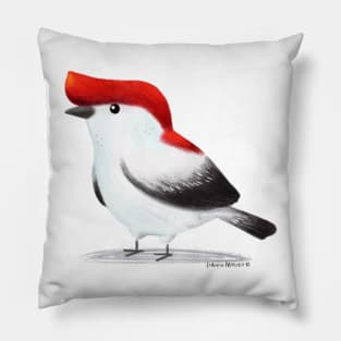 Araripe Manakin Bird Pillow