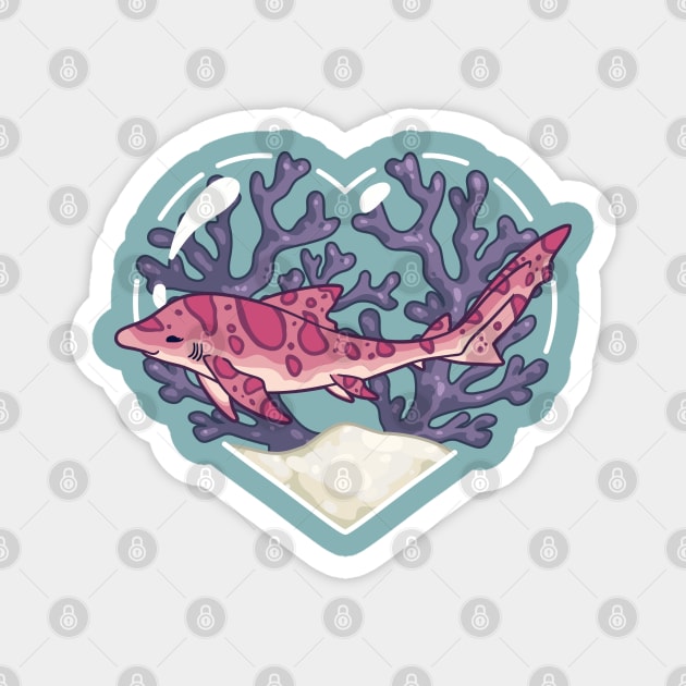 MINCE, the Leopard Shark Magnet by bytesizetreasure