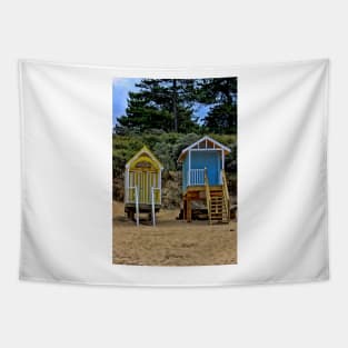 Norfolk Beach Huts Tapestry