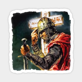 Crusader Painting Usyk Champion Magnet