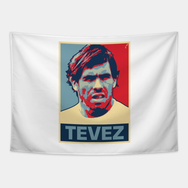 Tevez Tapestry by DAFTFISH