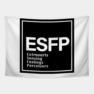 ESFP MBTI, 16 Personalities , black Tapestry