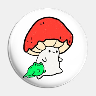 Mushroom and his froggy pal Pin