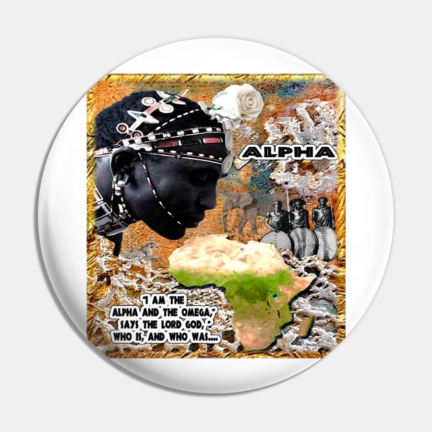 Alpha /Omega Pin by Afrocentric-Redman4u2