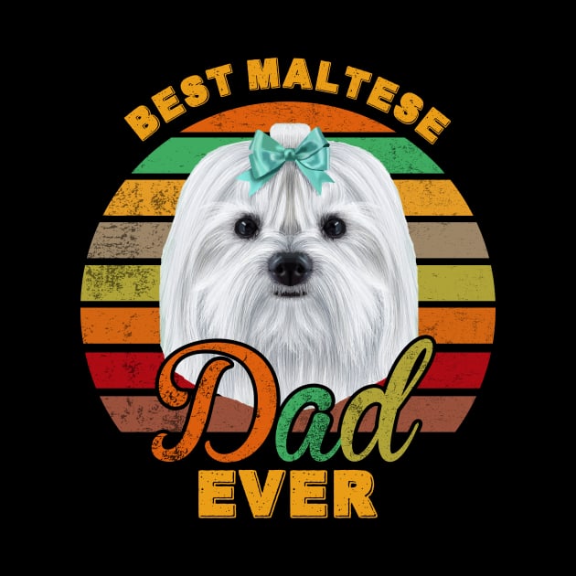 Best Maltese Dad Ever by franzaled