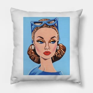 Shades of blue Pillow