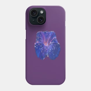 Morning Glory Petals and Dew Drops Cut Out Phone Case