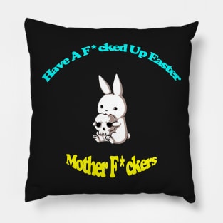 Evil Easter Bunny Pillow