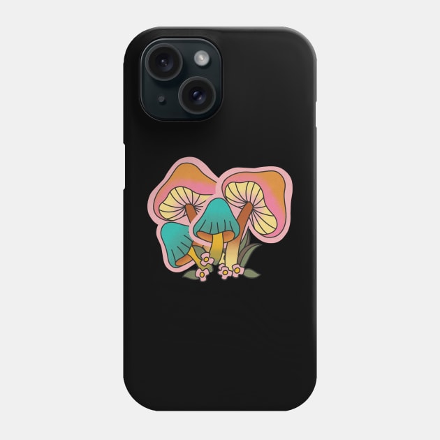 cute mushroom Phone Case by suwalow