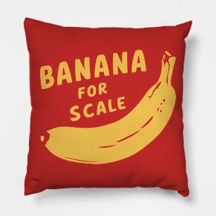 Banana For Scale, Banana Design Pillow