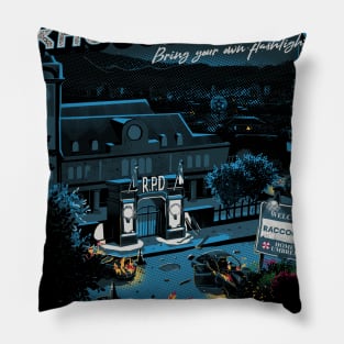 Visit Raccoon City Pillow