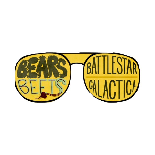 bears, beets, battlestar galactica -glasses by JemmyTT