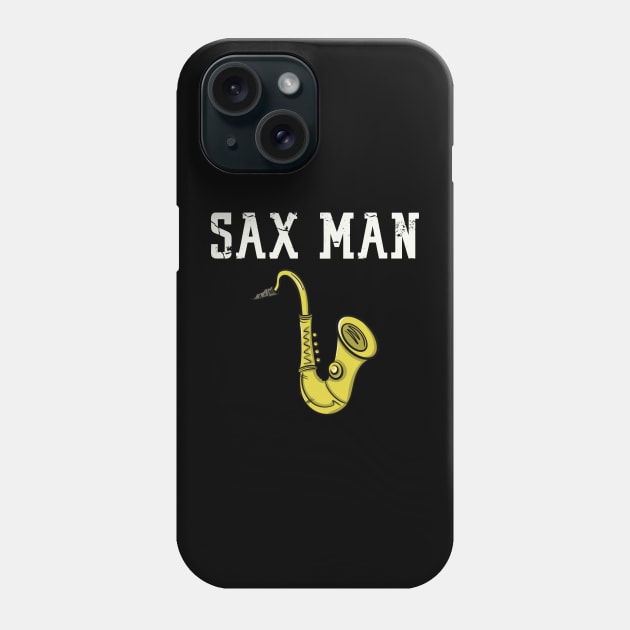 Sax Man Phone Case by Brianjstumbaugh