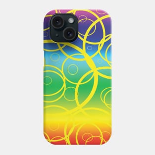 Geometric Rainbow Design Phone Case