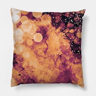 Fire ink - abstract art Pillow