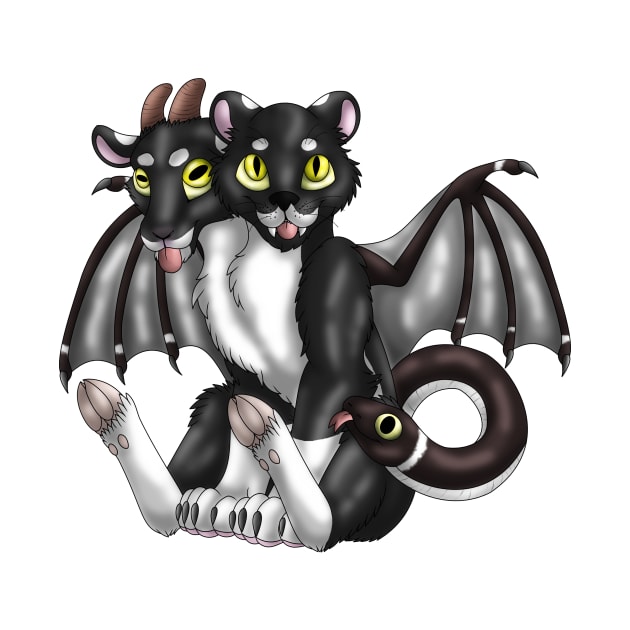 Chimera Cubs: Tuxedo Bicolor by spyroid101