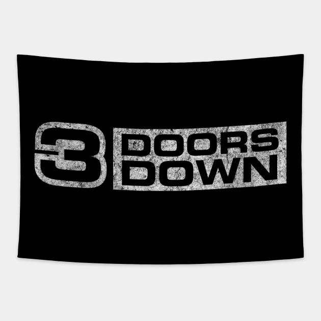 Vintage  3 Doors Down Tapestry by Hand of Lord