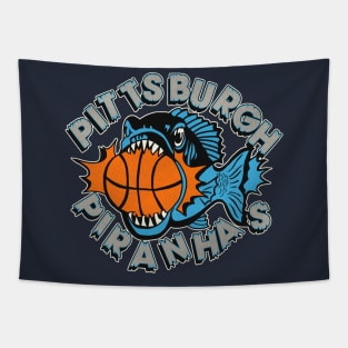 Defunct Pittsburgh Piranhas Basketball Team Tapestry