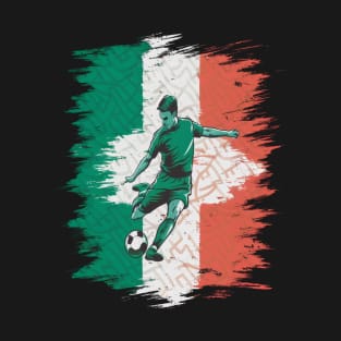 Ireland Soccer " Ireland Soccer Team Irish Flag " T-Shirt