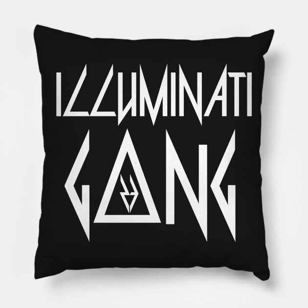 Illuminati G23ng (White) Pillow by Graograman