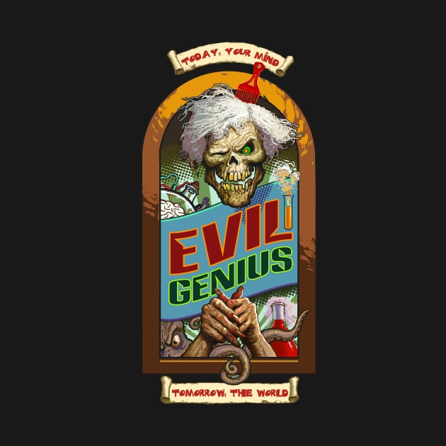 Evil Genius by Lizarius4tees