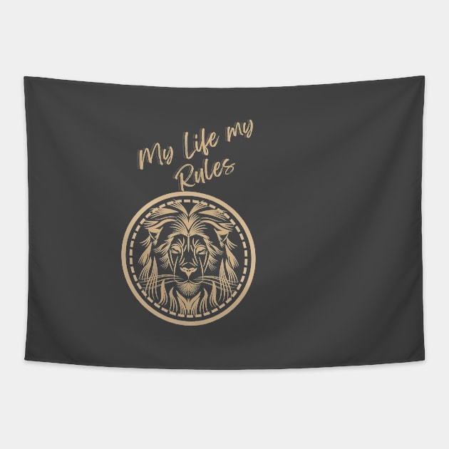 My Life My Rules Tapestry by stylishkhan