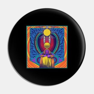 SUN RA - Psychedelic Design Pin