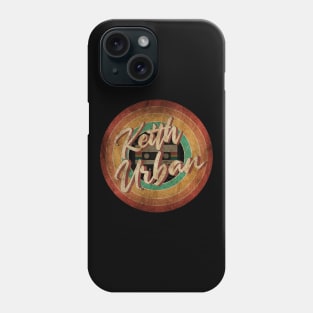 Keith Urban Vintage Circle Art Phone Case