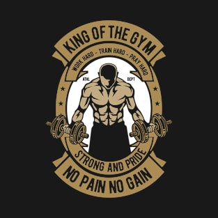 King Of The Gym, Vintage Retro Classic T-Shirt