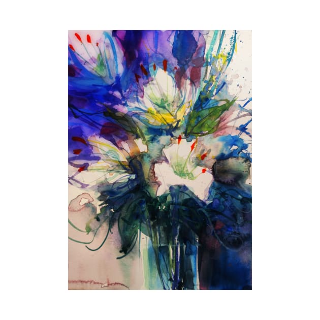 Loose Floral Watercolor #09 by Floral Your Life!