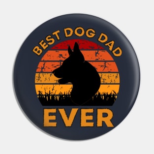 Best Dog Dad Ever Pin